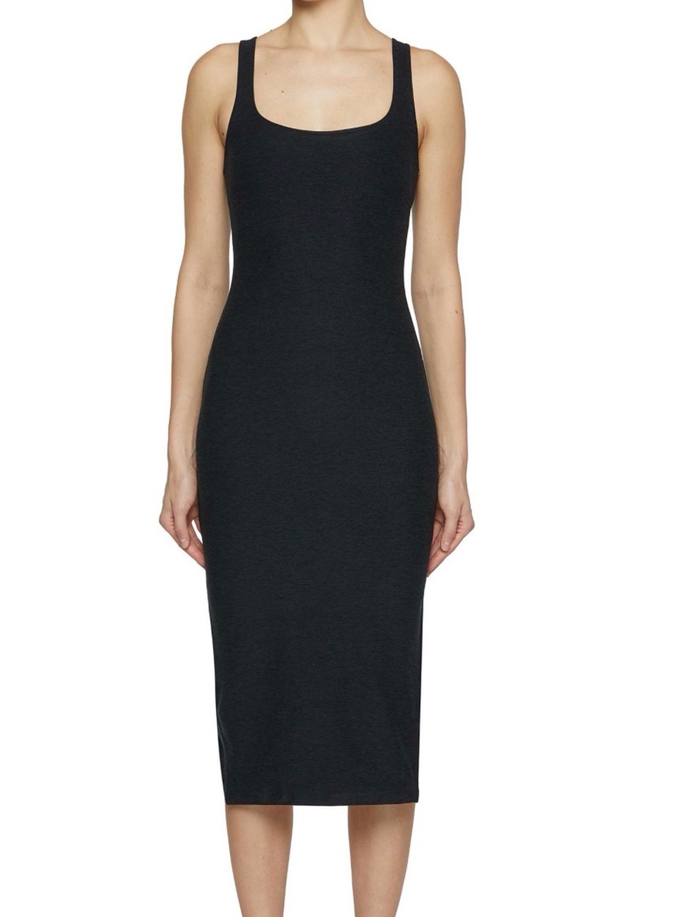 Beyond Yoga Black Built-In Bra Tank Dress Size Medium